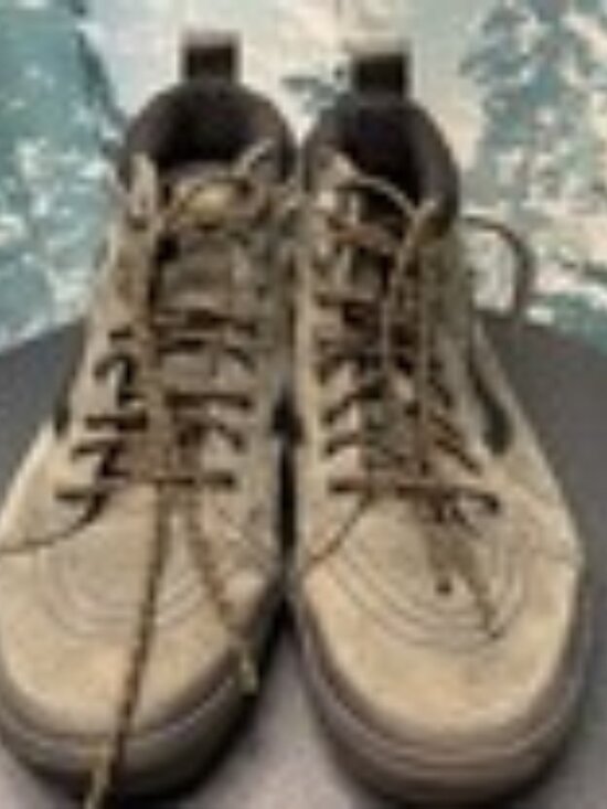 Vans Shoes - USED Vans SK8-HI Corduroy High Top Sneakers Mens 8.5 Womens 10 Lace Up Gray